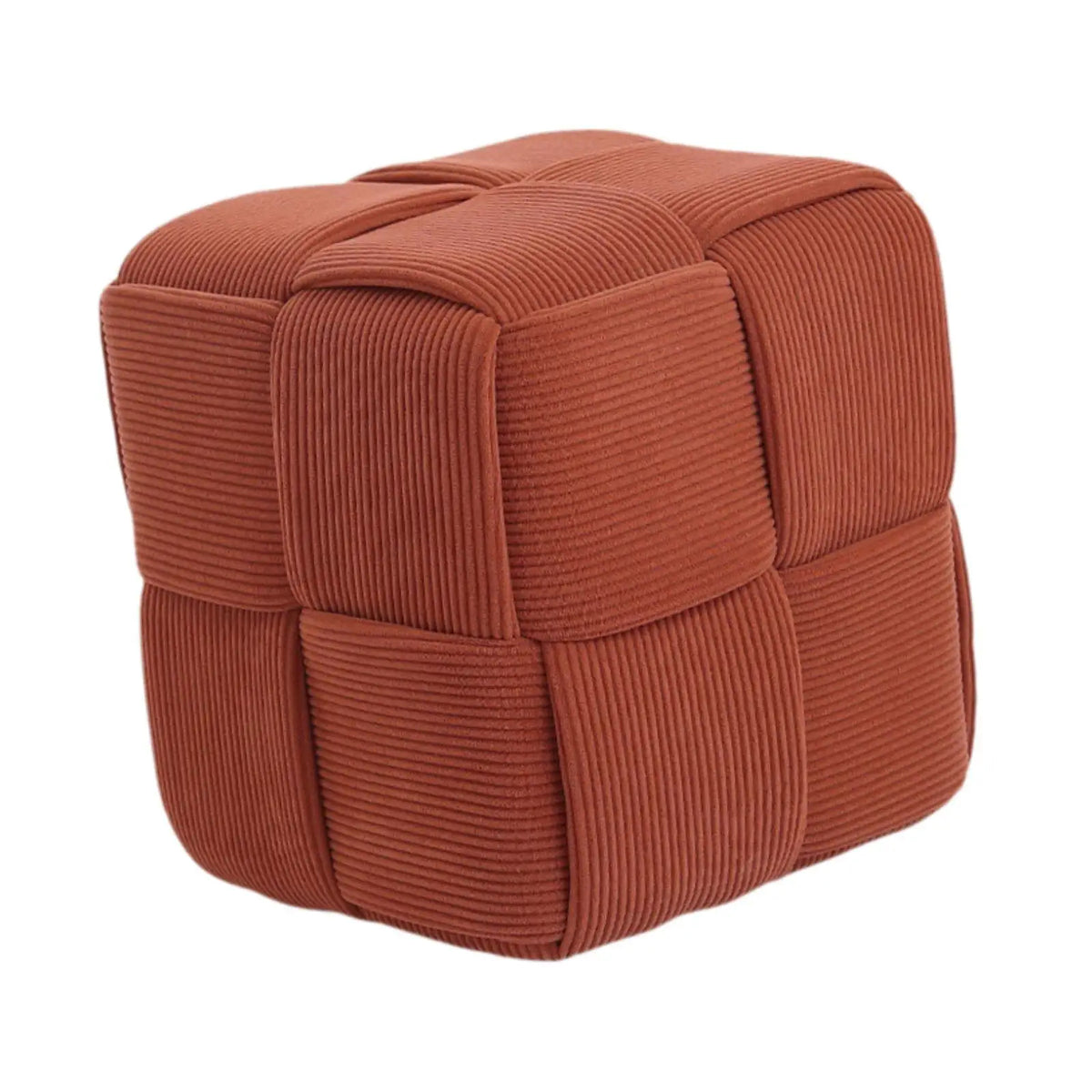 Seating Foot Stool with Non Skid Legs Wood Floor Protection Comfortable Small Footstool for Office Couch Nursery Doorway Bedroom