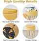 Velvet Ottoman Round Footrest Footstools with Storage Space Soft Vanity Chair with Memory Foam Seat Small Side Table Hallway Ste