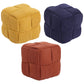 Seating Foot Stool with Non Skid Legs Wood Floor Protection Comfortable Small Footstool for Office Couch Nursery Doorway Bedroom