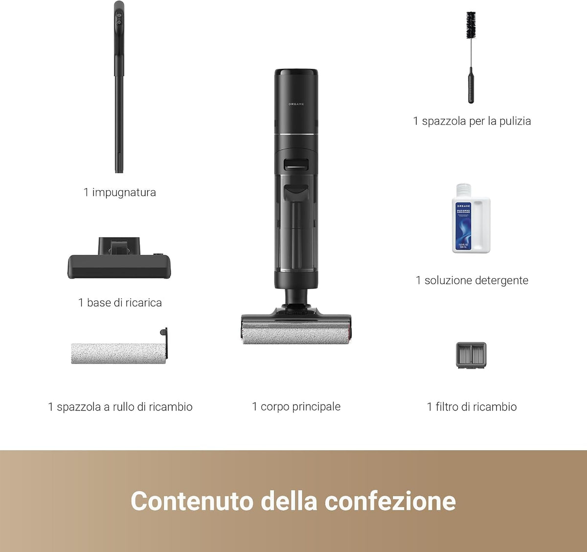 Dreame H12 Pro Ultra | Aspirapolvere e Lavapavimenti Wet & Dry con Autopulizia