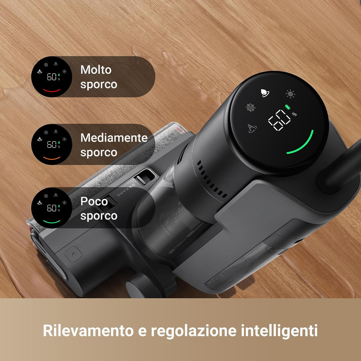Dreame H12 Pro Ultra | Aspirapolvere e Lavapavimenti Wet & Dry con Autopulizia