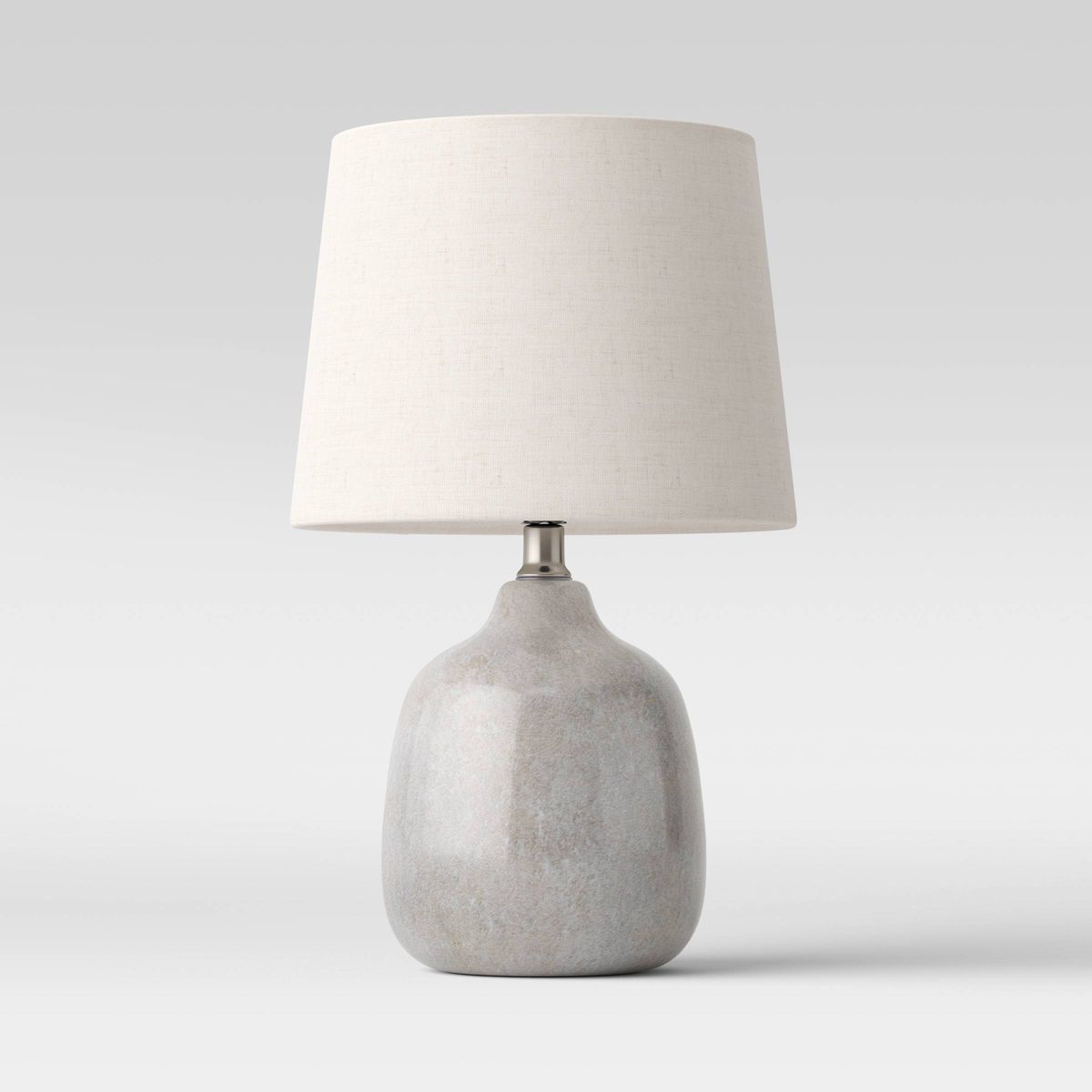 Assembled Ceramic Table Lamp Gray