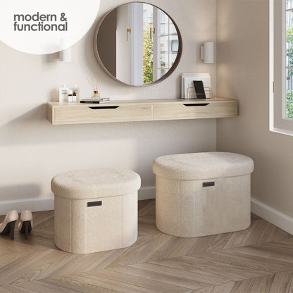 Large Storage Ottoman Bench