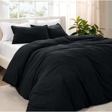 Washed Duvet Cover & Sham Set