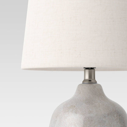 Assembled Ceramic Table Lamp Gray