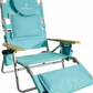 Sedia da spiaggia reclinabile portatile 3 in 1 con borsa termica